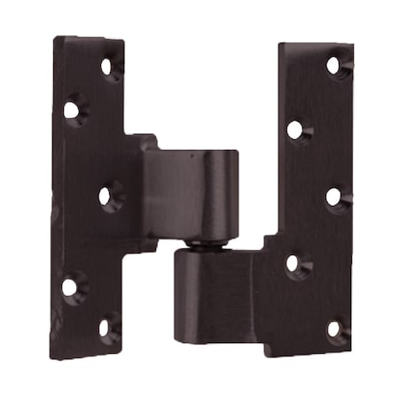 3/4 Offset Hung Full Mortise Intermediate Pivot, 613 Oxidized Satin Oil Rubbed, Left Hand